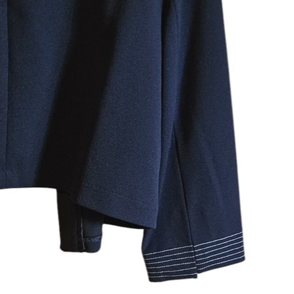 NWT! Tommy Hilfiger Cropped Blazer Navy Women's Size XLarge - Picture 12 of 12